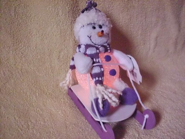 Boneco de Neve no Esqui